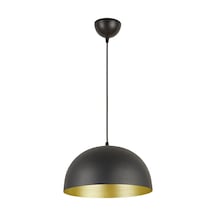 Neo Özel Tasarım Modern Dekoratif Cafe Mutfak Salon Siyah Içi Gold Sarkıt Tekli Avize Diğer