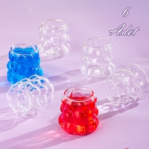 Porsima 028 6 Lı Borosilikat Cam Küçük Su Bardağı