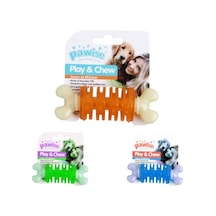 Pawise Funny Chew 10.5 CM S Boy Halka Kemik Köpek Oyuncağı Çok Renkli