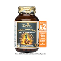 Kiperin Bromelain 2500 Gdu & Papain - Doğal Proteolitik Enzim 30kapsül & 700mg Akıllı Gıda Takviyesi
