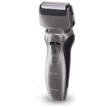 Panasonic Es-rw33-h503 2 Bıçaklı Islak Ve Kuru Elektrikli Tıraş Makinesi, 8d Ayarlanabilir Başlık, Koyu Gri 100 Dk