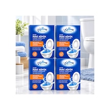 Aktif Tuvalet Temizleyici Köpük Mavi 2 X 100 Gr X 4 Adet