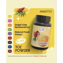Doğal Toz Gıda Boyası Dr.gusto 25 Gr Sarı