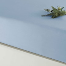 Linens Mix&match Pamuk Saten Tek Kişilik Lastikli Çarşaf Mavi