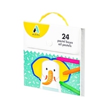 Adel 24 Renk Pastel Boya Seti Özel Çantalı - 24'lü Yağlı Pastel