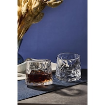 Greta Şeffaf 2'li 360 Derce Dönerli Viski Meşrubat Bardağı Japon Style 160ml