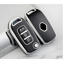 Autohan Keys Megane 4 Joy, Clio 5, Captur, Taliant Express İçin 3 Butonlu Nano Anahtar Kılıfı, Standart