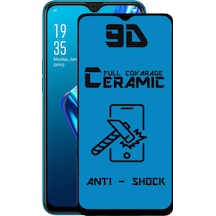 Oppo A12 Tam Kaplayan Seramik Nano Esnek Ekran Koruyucu Cam