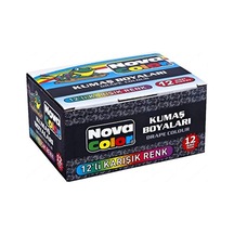 Nova Color Kumaş Boyasi 12 Li Nc-192 Çok Renkli