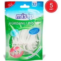Mis İp Floss Picks Kürdanlı Diş İpi 32'li x 5 Paket
