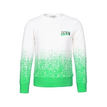 Brz Kids Kız Çocuk Baskılı Sweashirt-yeşil Yeşil