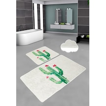 Chilai Home Fıore Djt 2 Lı Set Banyo Halısı Çok Renkli