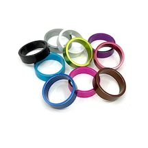 Asistan Drox Hc100r Top Cap Furç Kapak Seti Rainbow Oilslick Siyah