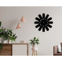 Bk Home Dekoratif 45Cm Ahşap Duvar Saati-30