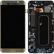 Samsung Galaxy S6 Edge Plus Sm-g928 Lcd Ekran Dokunmatik Çıtalı Gold
