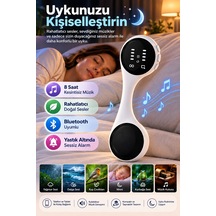 Mey İthalat Bluetooth Uyumlu Yastık Altı Uyku Hoparlörü Sessiz Alarm Doğal Sesler 8 Saat Müzik Dinleme