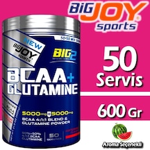 Bigjoy Big2 Hem Bcaa + Hem Glutamin 2'Si 1 Arada 50 Servis 600 Gr-Karpuz Aromalı