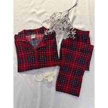 Mh Moony Homewears 2'li Termal Ekose Yılbaşı Hediyesi Termal Kışlık Pijama Takımı Muhteşemm Kırmızı Mh Moony Homewears 2'li Termal Ekose Yılbaşı Hediyesi Termal Kışlık Pijama Takımı Muhteşemm Kırmızı