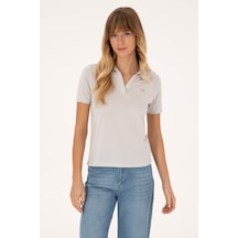 U.S. Polo Assn. U.s. Polo Assn. Kadın Taş Tişört 50320032-vr049 Taş Rengi