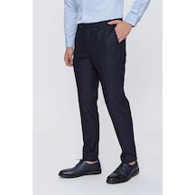 İmza Lacivert Gabardin Yan Cepli Slim Fit Dar Kesim Basic Pantolon 1003220013-lacivert Lacivert