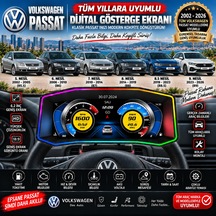 Volkswagen Passat 2002-2026 Model Uyumlu Harici Digital Gösterge Odb Ekran Arıza Göstergesi Turbo Gösterge Hayalet Ekran