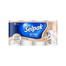 Selpak Extra Kaşmir Özlü 16 Lı Tuvalet Kağıdı