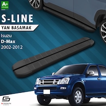 S-Dizayn Isuzu D-Max S-Line Siyah Yan Basamak 203 Cm 2007-2012