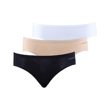 Blackspade 1575 Bayan Essential 3 Lü Ten-Beyaz-Siyah Slip Külot