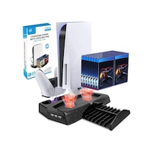 Sony Ps5 Kjh Çok Fonksiyonlu Konsol Fanli Şarj Stand