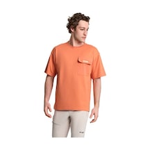 Columbia Cs0376 Csc M Heritage T-shirt Erkek Günlük Tişört 9120568625 Kırmızı KIrmızı