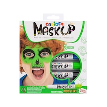 Carioca Yüz Boyası 6 Gr 3 Renk Mosnter 43051 Çok Renkli