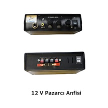 50w Pazarcı Anfisi - 12v Dc Seyyar Satıcı Ve Araç Üstü Anons Anfisi - Pazarcı Anfisi