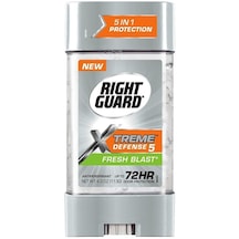 Right Guard Xtreme Defense 5 Fresh Blast Erkek Deodorant Jel 113 G