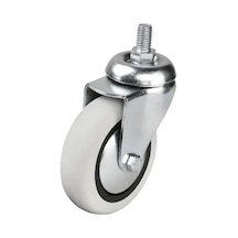 352 - 75x25 Mm Pvc Makaralı Vidalı Teker 4 Adet