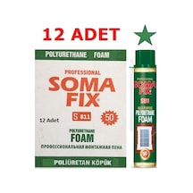 12Ad 750 ML - 850 G Somafix Poliüretan Köpük Kapı Pencere Pu