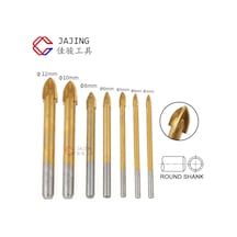 Merttools Cam Fayans Mermer Granit Seramik Porselen Yuvarlak Delik Delme Panç Seti Elmas Uç 7 Parça