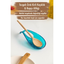 Akrilik Aquamarin Tezgah Üstü Kirli Kaşıklık & Kepçe Altlığı Akrilik Turkuaz Diğer