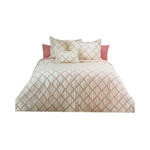 Viola Home Hermes Kadife Çift Kişilik Yatak Örtüsü 250 X 260 Krem