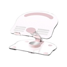 Jzcat Katlanabilir Akrilik Kaymaz Tablet Standı-pembe