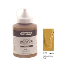 Bigpoint Akrilik Boya 500 ml Yellow Ochre 676