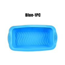 1 Adet Ekstra Büyük Silikon Buz Kalıp Sandık Verimli Donma Buz Mavi