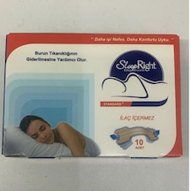 Sleep Right Standart Burun Bandı 10'lu Red