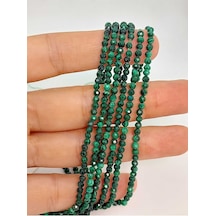 Bileklik Boy Malakit Taşı Dizi 2.5mm 45330 Yarım Dizi 17cm Uzunluğundadır Çok Renkli