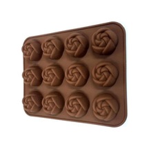 Silikon Çikolata Kalıbı Büyük Gül Goldcakes
