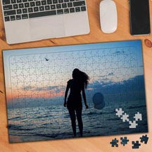 Balon Tutan Kız-deniz 240 Parça Puzzle Yapboz-024954