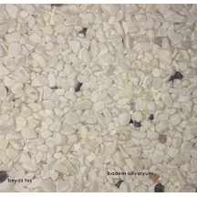 Akvaryum Beyaz Taş 1cm 1 Kg Beyaz Taş Akvaryum Taşı Bahçe Taşı