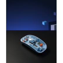Kablosuz Mavi Mouse 800 1600 Dpı Ayarlanabilir Pilli Diğer
