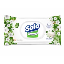 Solo Islak Havlu Beyaz Sabun Kokulu 90'lı 2'li Set