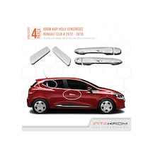 intakrom Renault Clio 4 Krom Kapı Kolu Hb - 4 Parça Sensörsüz 2012 - 2021