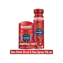 Old Spice Captain Deodorant Spray Stick 150+50 Ml Avantajlı Paket